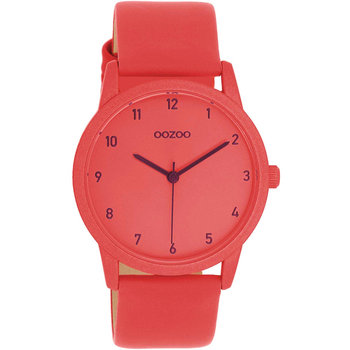 OOZOO Timepieces Red Leather