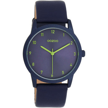 OOZOO Timepieces Blue Leather