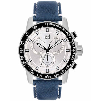 VISETTI Chrono Blue Leather