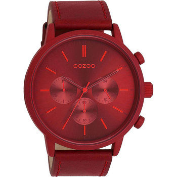 OOZOO Timepieces Red Leather