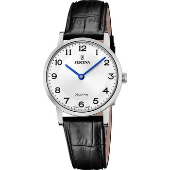 FESTINA Black Leather Strap