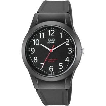 Q&Q Watch Black Plastic Strap