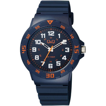 Q&Q Watch Blue Plastic Strap