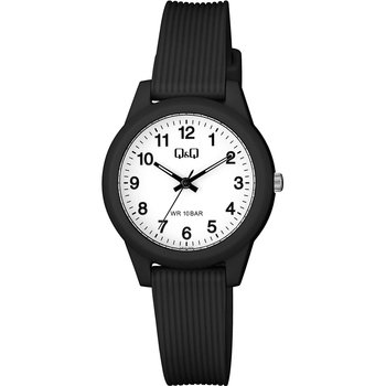 Q&Q Watch Black Plastic Strap