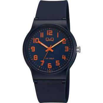 Q&Q Watch Blue Plastic Strap