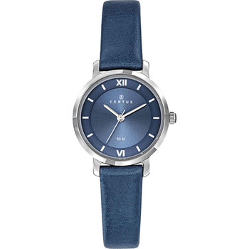 CERTUS Blue Leather Strap