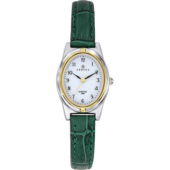 CERTUS Green Leather Strap