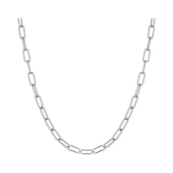 DOUKISSA NOMIKOU Long Silver Plated Stainless Steel Chain
