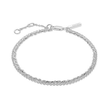 ESPRIT Cord Sterling Silver Bracelet