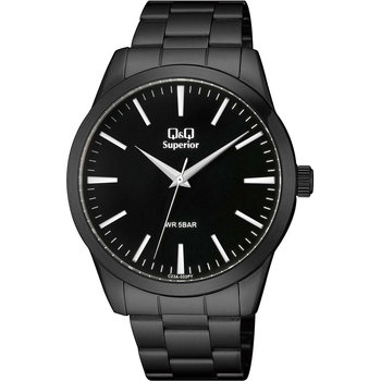 Q&Q Watch Black Stainless