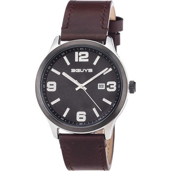 3GUYS Brown Leather Strap