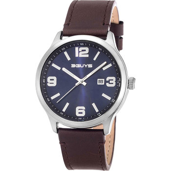 3GUYS Brown Leather Strap