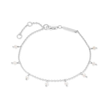 ESPRIT Tender Rhodium Plated Sterling Silver Bracelet with Fresh Water Pearl