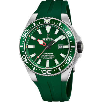 FESTINA Green Rubber Strap