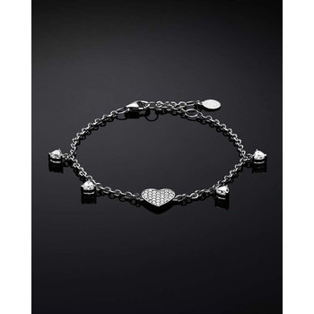 CHIARA FERRAGNI Silver Collection Sterling Silver Bracelet with Zircons