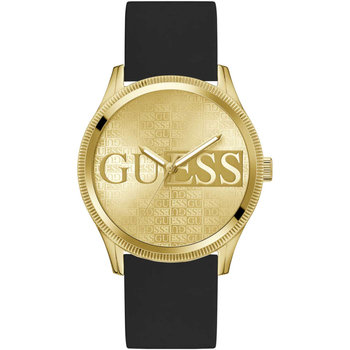 GUESS Reputation Black Rubber