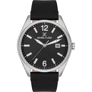 DANIEL KLEIN Black Leather