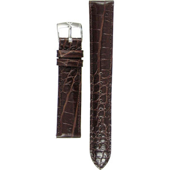 EMPORIO ARMANI Brown Leather Strap 18 mm
