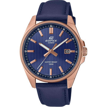 CASIO Edifice Blue Leather