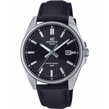 CASIO Edifice Black Leather