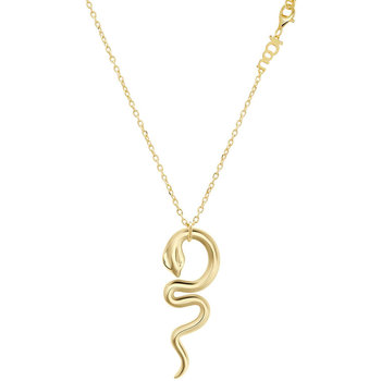 JCOU Snakecurl 14ct Gold-Plated Sterling Silver Necklace