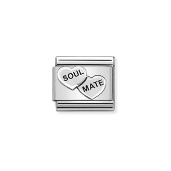 NOMINATION Link 'Soul Mate' made of Stainless Steel and Sterling Silver