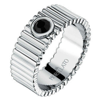 MORELLATO Urban Stainless Steel Ring with Crystals (No 19)