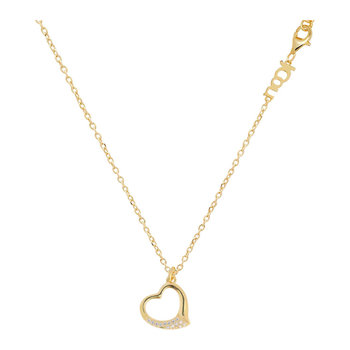 JCOU Wildheart 14ct Gold-Plated Sterling Silver Necklace with Zircons
