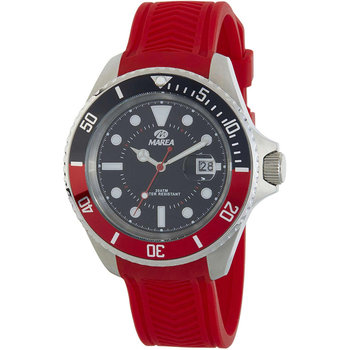 MAREA Red Silicone Strap