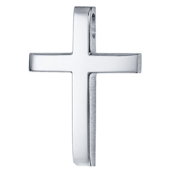 14ct White Gold Cross by TRIANTOS