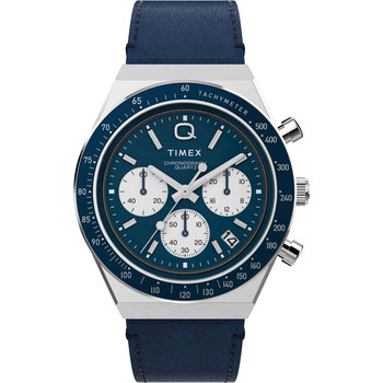 Q Timex Tachymeter Blue