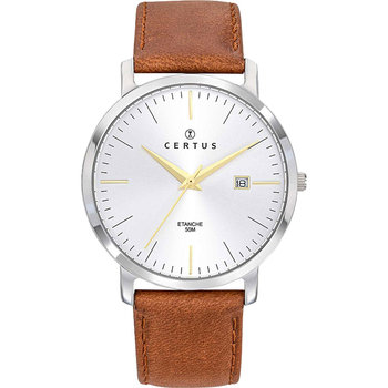 CERTUS Brown Leather Strap