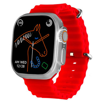 DAS.4 SU09 Smartwatch Red Silicone Strap