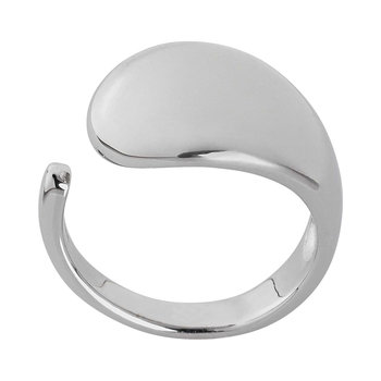 BREEZE Rhodium Plated Sterling Silver Ring (No 56)