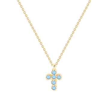 9ct Gold Necklace with Cross