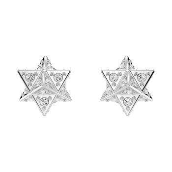 SWAROVSKI White Dextera stud