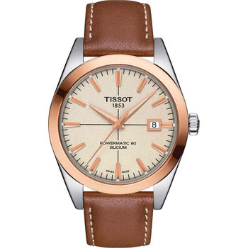 TISSOT Gentleman Powermatic 80 Silicium Solid 18ct Rose Gold bezel