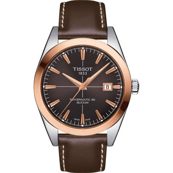 TISSOT Gentleman Powermatic 80 Silicium Solid 18ct Rose Gold bezel