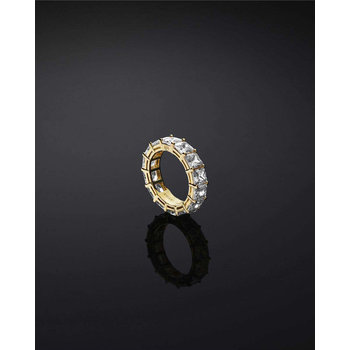 CHIARA FERRAGNI Classic 18ct Gold Plated Ring with Zircons (Νo 12)