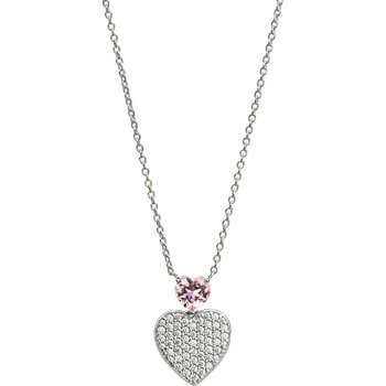 CHIARA FERRAGNI Silver Collection Necklace with Zircons