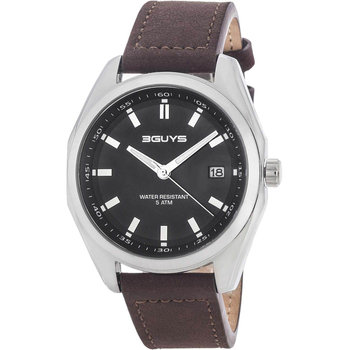 3GUYS Brown Leather Strap