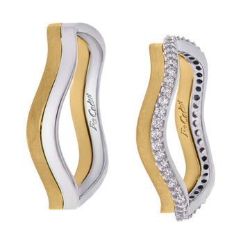 9ct Gold and White Gold