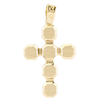 14ct Gold Double Sided Cross