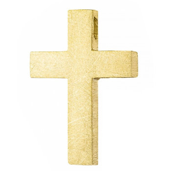 14ct Gold Double Cross by