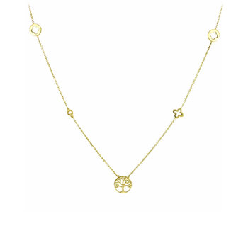 Necklace in 9K Gold with the
