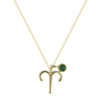 Necklace Zodiac Aries in 14ct