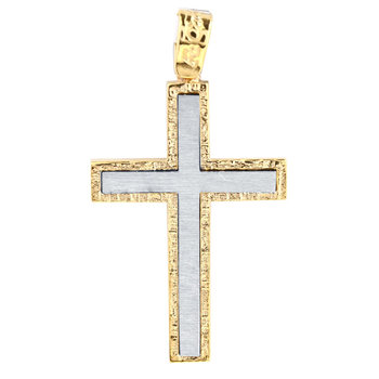 Cross 14ct White Gold and