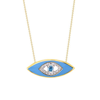 Necklace Eye with Enamel and
