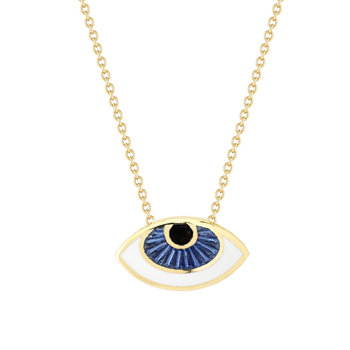 Necklace Eye with Enamel 14ct
