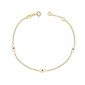 Bracelet 14ct Gold Eye with